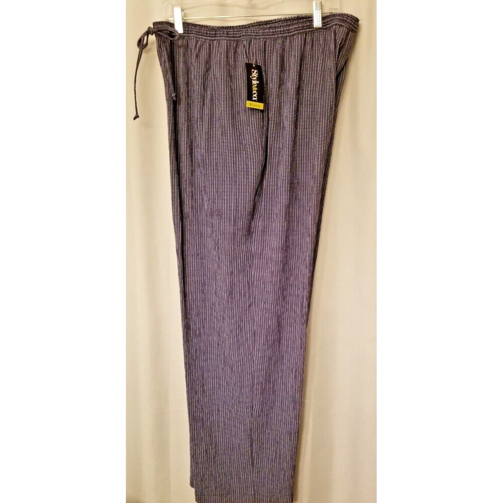Women's Wide Leg Pants Style & Co. Pockets Elastic Waist New Tags Size 16W - Picture 2 of 7
